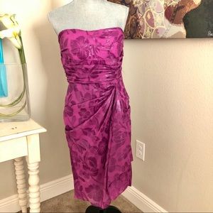 Nicole Miller Shimmer strapless dress